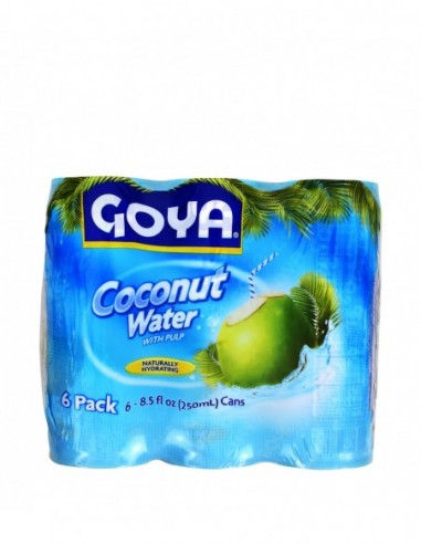 GOYA COCONUT WATER WITH PULP 6 PACK
