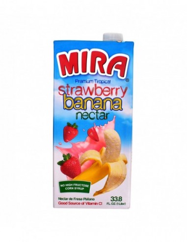 MIRA STRAWBERRY BANANA NECTAR 1L