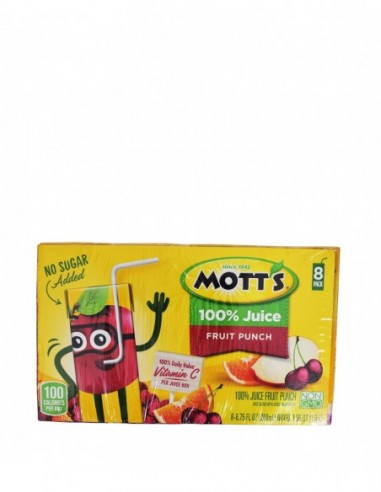 MOTTS FRUIT PUNCH JUICE 6.75 FL OZ