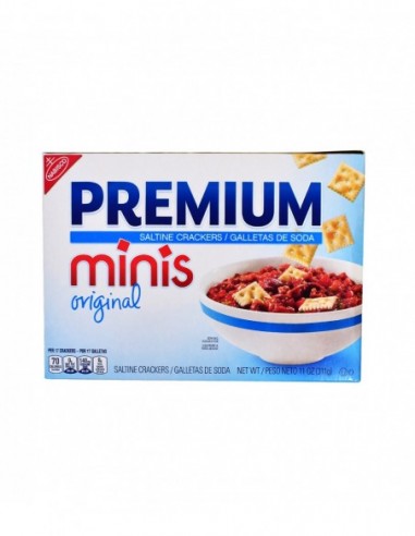 PREMIUM SALTINE CRACKERS MINIS ORIGINAL