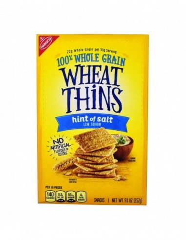 WHOLE GRAIN WHEAT THINS HINT OF SALT