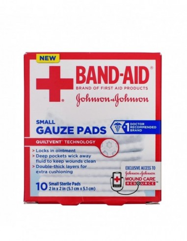 BAND-AID SMALL GAUZE PADS