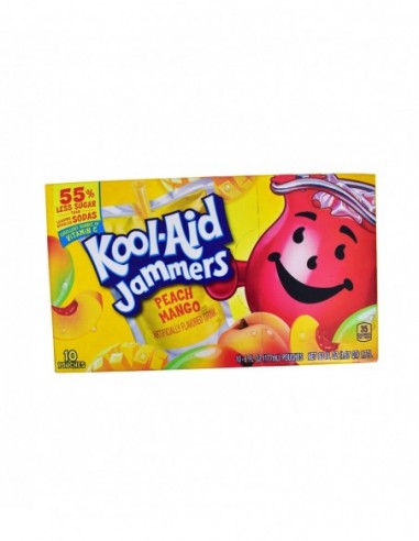 KOOL-AID JAMMERS PEACH MANGO 10 POUCHES 