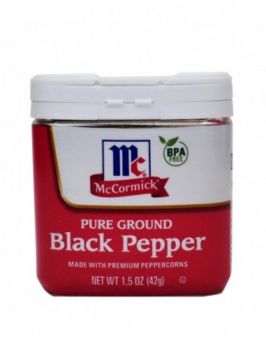 MCCORMICK PURE GROUND BLACK PEPPER