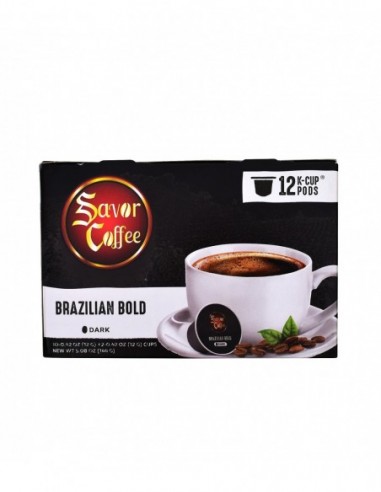 SAVOR COFFEE BRAZILIAN BOLD DARK...