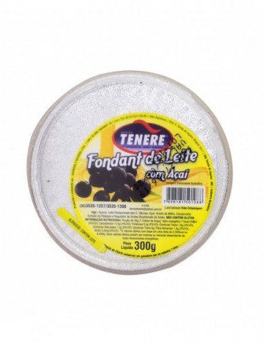 TENERE FONDANT DE LEITE COM ACAI