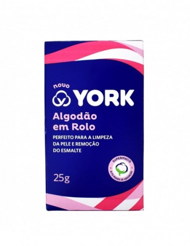 YORK ALGODAO EM ROLO 25G