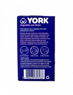 YORK ALGODAO EM ROLO 25G 2