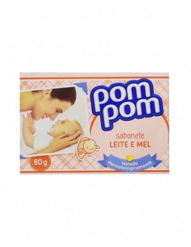 POM POM SABONETE LEITE E MEL