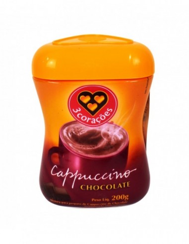 3 CORACOES CAPPUCCINO CHOCOLATE 200G