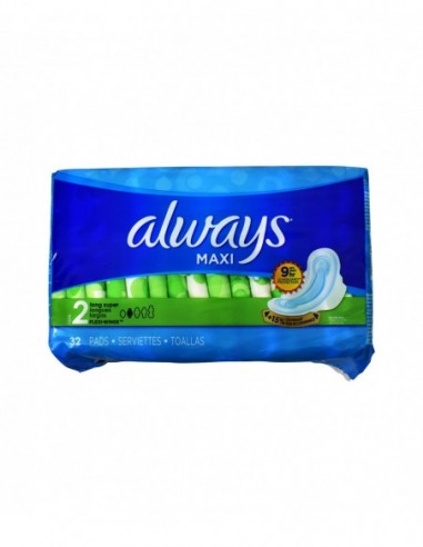 ALWAYS MAXI 2 LONG SUPER 32 PADS