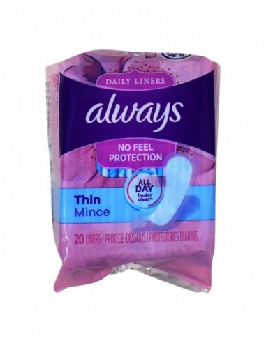 ALWAYS THIN MINCE DAILY LINERS 20 LINERS