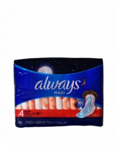 ALWAYS MAXI 4 OVERNIGHT 26...