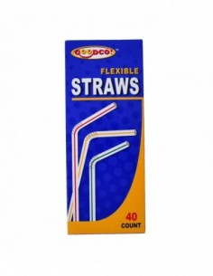 GOODCO FLEXIBLE STRAWS 40...