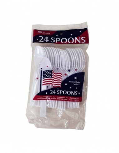 KINGSMEN 24 SPOONS HEAVY DUTY CUTLERY