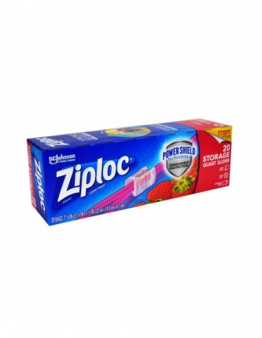 ZIPLOC 20 STORAGE QUART SLIDER