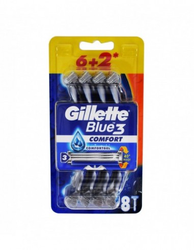 GILLETTE BLUE 3 COMFORT 8