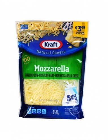 KRAFT MOZZARELLA SHREDDED LOW...