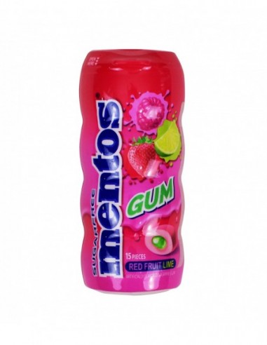 MENTOS GUM RED FRUIT LIME