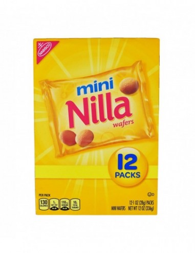 MINI NILLA WAFERS 12 PACKS