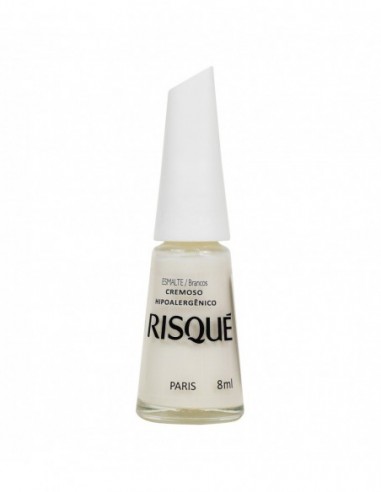 RISQUE PARIS ESMALTE BRANCOS CREMOSO...