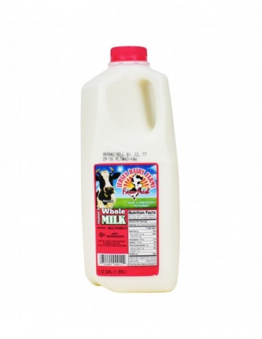 JERSEY DAIRY FARMS WHOLE MILK 1/2GAL