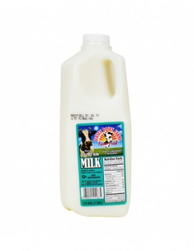 JERSEY DAIRY FARMS FAT FREE SKIM MILK...