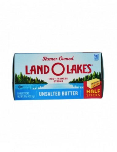 LAND O LAKES UNSALTED BUTTER HALF STICKS