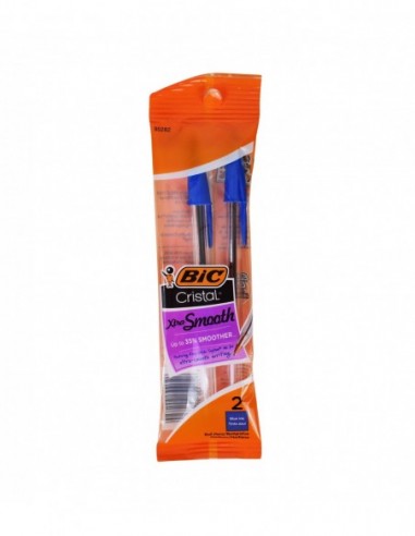 BIC CRISTAL XTRA SMOOTH 2 BLUE INK