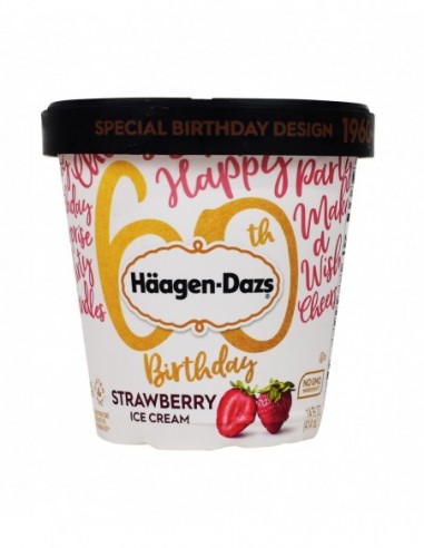 HAAGEN DAZS BIRTHDAY STRAWBERRY ICE...