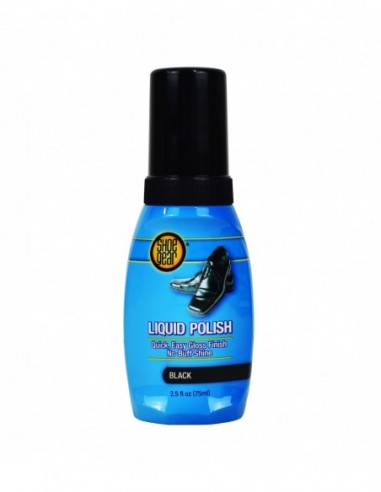 SHOE GEAR LIQUID POLISH BLACK 2.5FL OZ