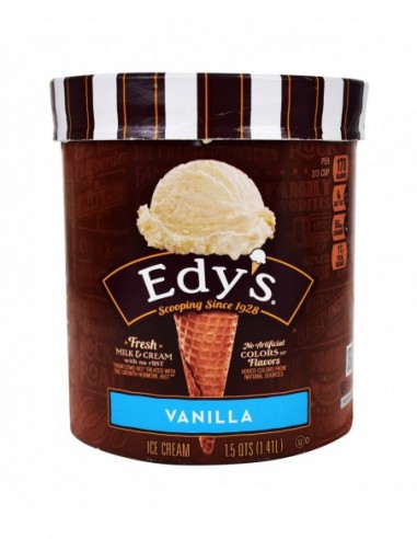 EDYS VANILLA ICE CREAM 1.5QTS