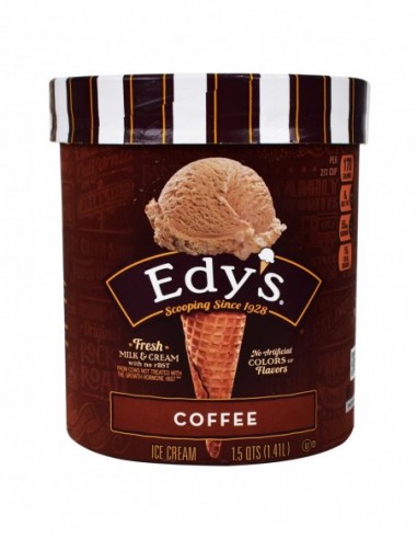 EDYS COFFEE ICE CREAM 1.5QTS