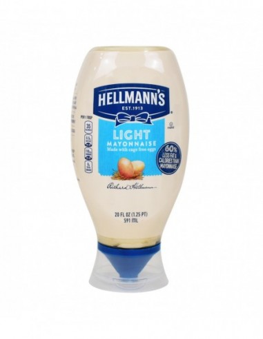 HELLMANNS LIGHT MAYONNAISE MADE WITH...