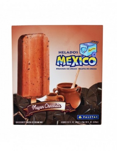 HELADOS MEXICO MAYAN CHOCOLATE 6 PALETAS