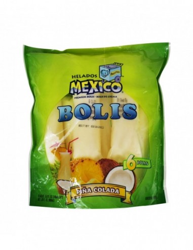 HELADOS MEXICO BOLIS PINA COLADA 6 BOLIS