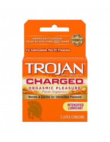 TROJAN CHARGED ORGASMIC PLEASURE...