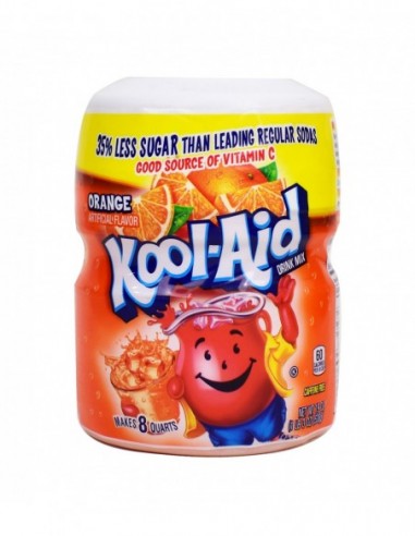 KOOL-AID ORANGE FLAVOR MAKES 8 QUARTS